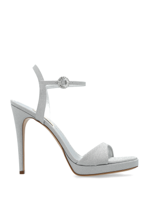 ◆正規品・新品◆Jimmy Choo(ジミーチュウ)Verity Pumps Sandals Verity 95 | Sand Glitter Fabric Pumps | JIMMY CHOO